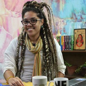 ESCRITA CRIATIVA PARA A CONSTRUÇÃO   DA PERSONAGEM NEGRA  Com Julianna Rosa de Souza e  Yasser Socarrás González